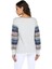 Kadın V Yaka Sweatshirt 3