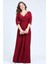 Kl59 Bordo Abiye Elbise 2