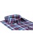 Sry Ekose 037 Slim Fit Uzun Kol Gömlek - Kırmızı 2