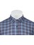 Sry Soft Ekose 058 Slim Fit Uzun Kol Gömlek - Lacivert 3
