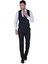 Tesla Yelekli Slim Fit Takım Elbise-Kahverengi 2