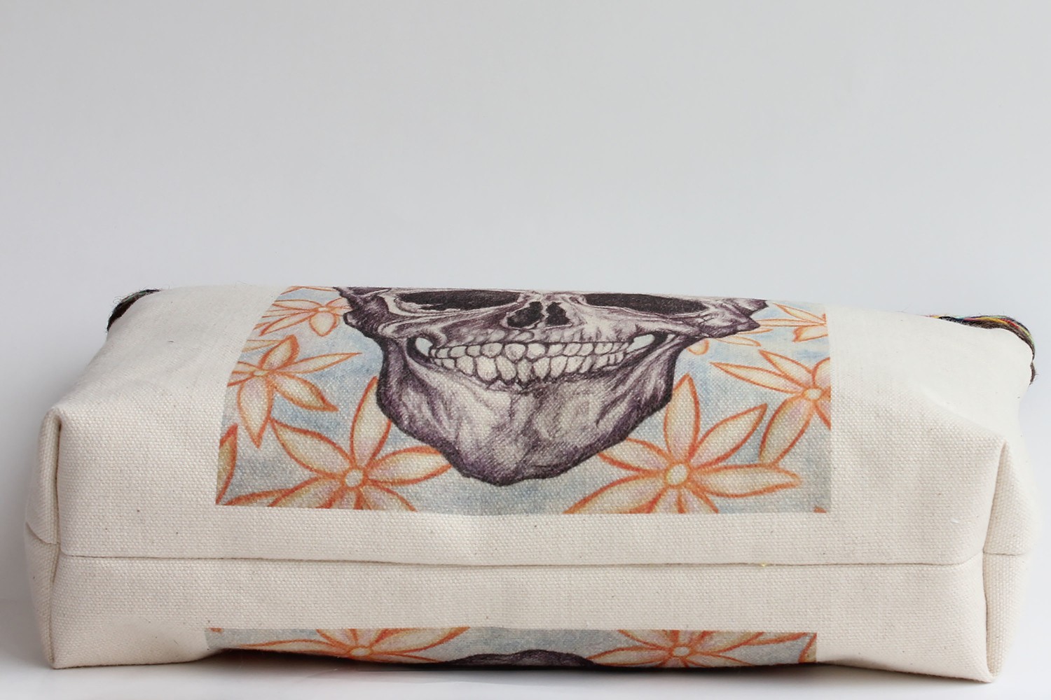 Mumu Kadın Sanatçı Eseri Baskılı Clutch Çanta görsel 4