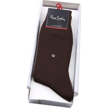 Pierre Cardin Pierre Cardin 6'Lı Kahverengi 600 Erkek Çorap Crp29