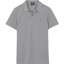 Gant Erkek Gri Regular Polo 2201.93