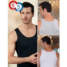 Şahinler 6'lı Paket %100 Pamuk Erkek Atlet ME002-ME005