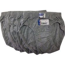 Seher Yıldızı Gri Erkek Çocuk Külot 12'Li Paket %100 Pamuk Yumuşak Dokulu Rahat Tasarım