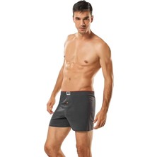 Tutku Penye Düğmeli Erkek Boxer 6'Lı Paket