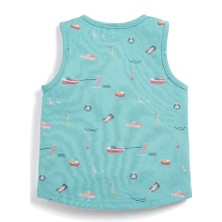 Mamas & Papas Beach Print Vest Askılı