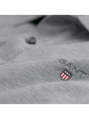 Gant Erkek Gri Regular Polo 2201.93