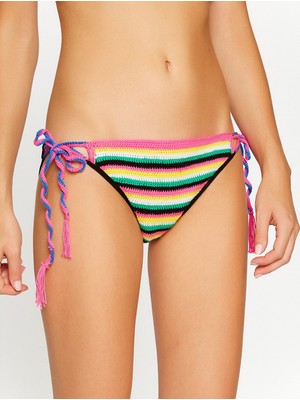 Koton Kadın Çizgili Bikini Altı