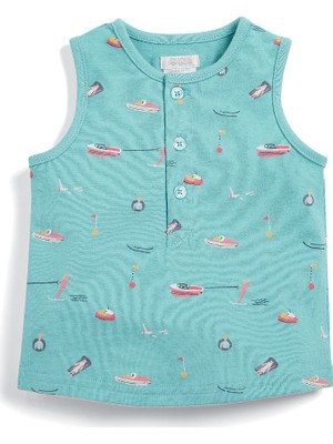 Mamas & Papas Beach Print Vest Askılı