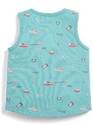 Mamas & Papas Beach Print Vest Askılı