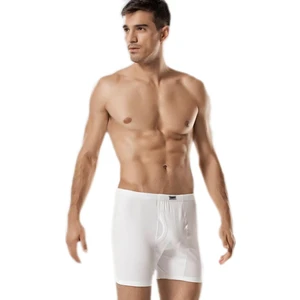 6'lı Paket 0111 Ribana Erkek Boxer Paçalı Arjantin Beyaz