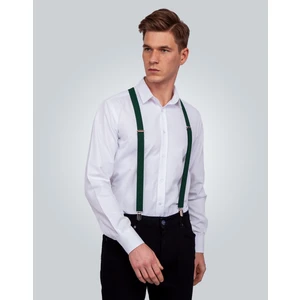 Düz Yeşil Erkek Pantolon Askısı 11967