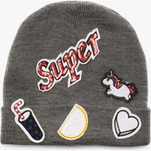 Unicorn İşlemeli Bere