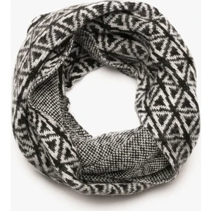 Geometrik Desenli Boyunluk Yumuşak Dokulu