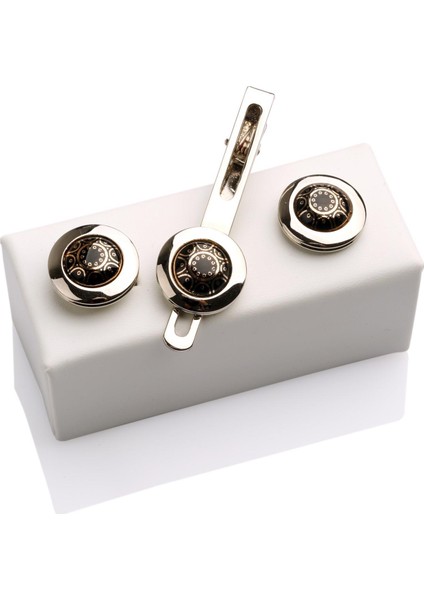 Kol Düğmesi Ve Kravat İğnesi Set Kd313
