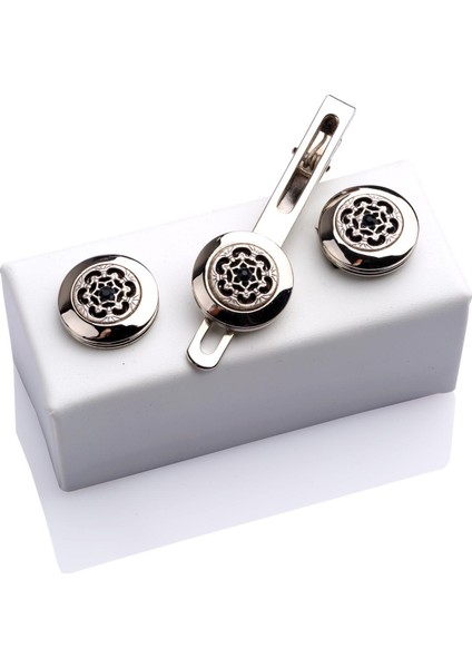 Kol Düğmesi Ve Kravat İğnesi Set Kd327