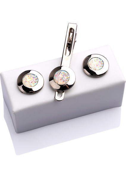 Kol Düğmesi Ve Kravat İğnesi Set Kd329