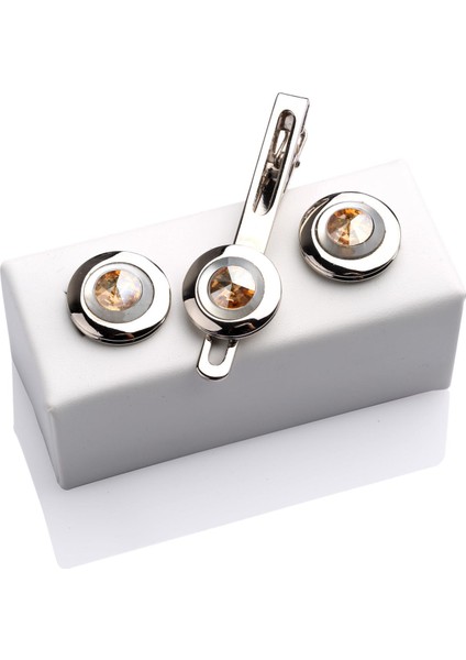 Kol Düğmesi Ve Kravat İğnesi Set Kd331