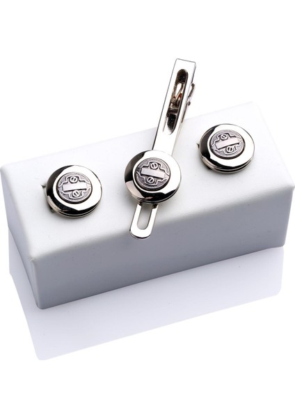 Kol Düğmesi Ve Kravat İğnesi Set Kd338