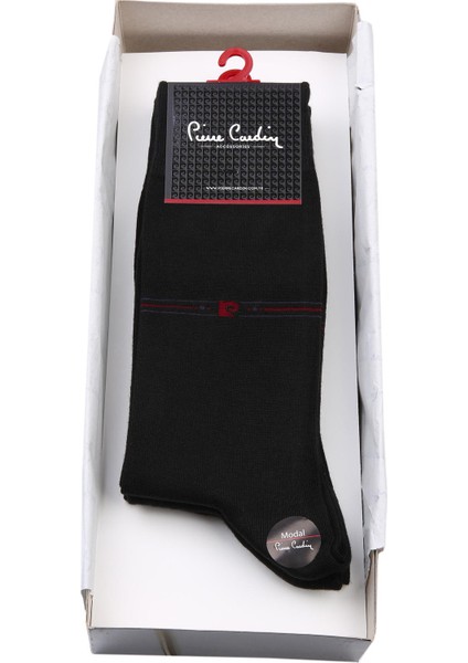 Pierre Cardin 6'Lı Siyah Erkek Çorap Crp24