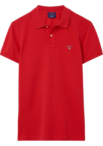 Erkek Kırmızı Slim Polo 2202.620