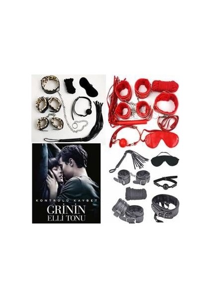 Pretty Love Fantezi Yatak Kelepçe 7'Li Fantazi İç Giyim Bikini Kullanım Uygun