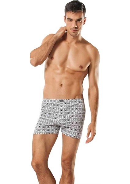 Desenli Erkek Boxer 6'Lı Paket