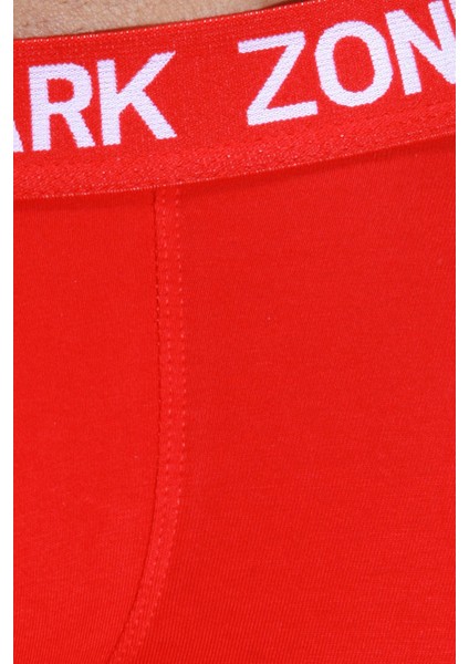 Kırmızı Parçalı Boxer