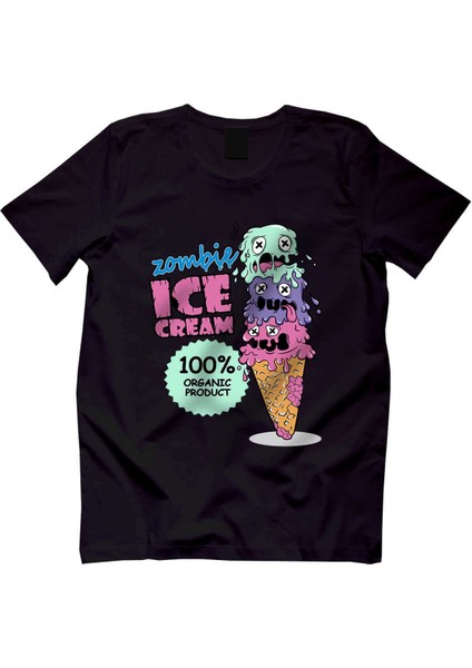 Zombie Ice Cream Erkek Tshirt