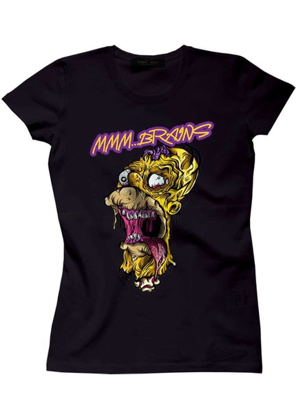 Zombie Hommer Kadın Tshirt