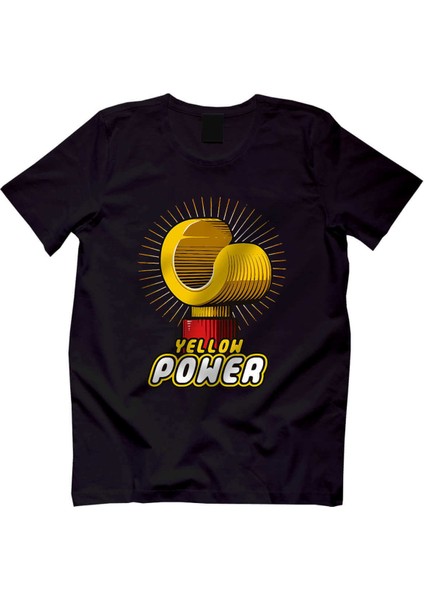 Yellow Power Erkek Tshirt