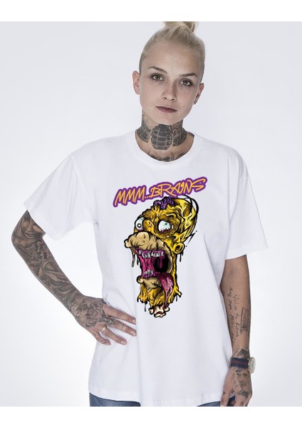 Zombie Hommer Kadın Tshirt