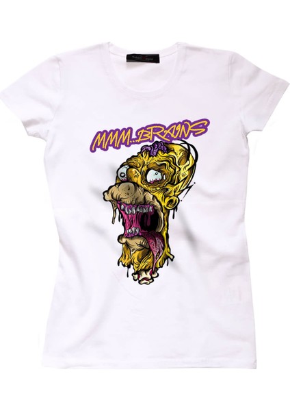 Zombie Hommer Kadın Tshirt