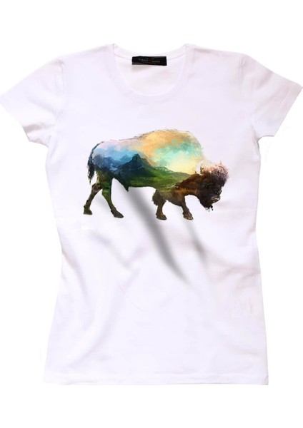 American Mountain Boy Kadın Tshirt
