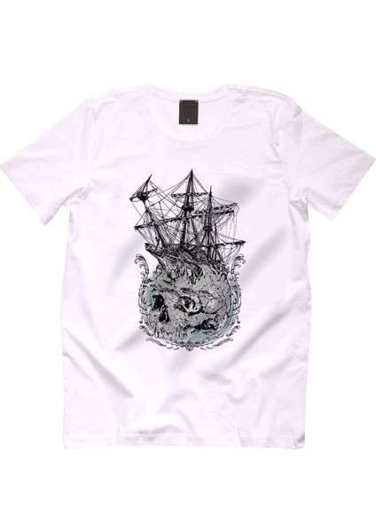 Sailor Skull Erkek Tshirt