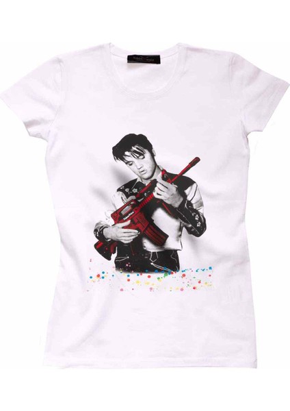 Warfare Elvis – Kadın Tshirt
