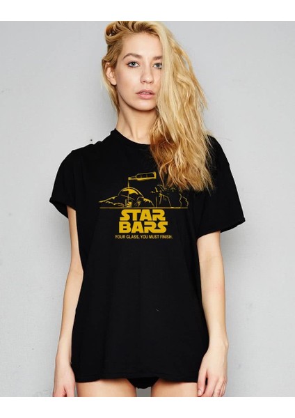 Star Bars Kadın Tshirt