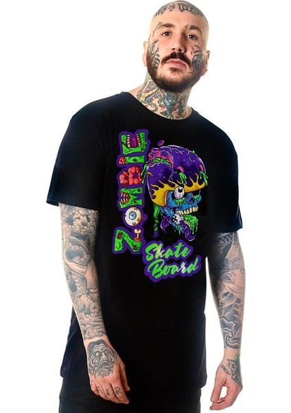 Zombie Skate Board Erkek Tshirt
