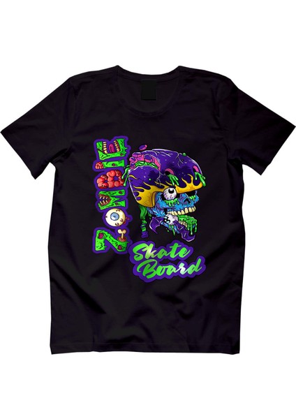 Zombie Skate Board Erkek Tshirt