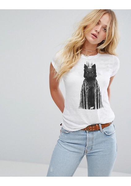 Jungler Wolf Kadın Tshirt