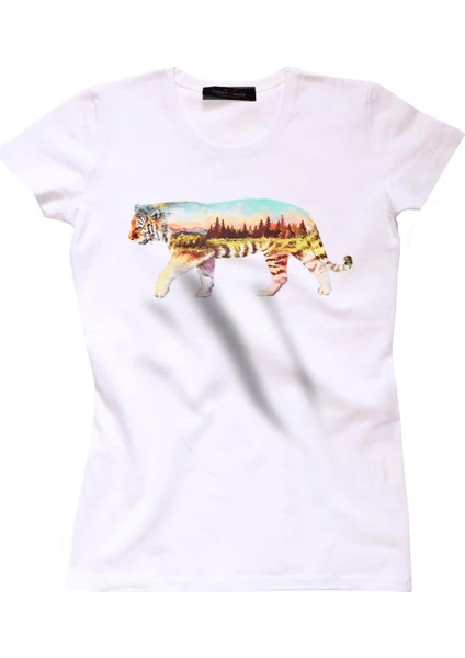 Tibetan Tiger Kadın Tshirt