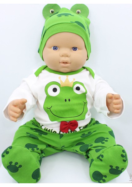 Kurbağalı Bebek Takımı K738 68CM(3-6Ay)
