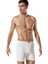 6'lı Paket 0111 Ribana Erkek Boxer Paçalı Arjantin Beyaz 1