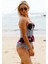 Yüksek Bel Etek Gürünümlü Destekli Bikini Takım 2