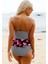 Yüksek Bel Etek Gürünümlü Destekli Bikini Takım 3