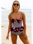 Yüksek Bel Etek Gürünümlü Destekli Bikini Takım 4