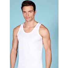 Elif Çamaşır Berrak Klasik Erkek Atlet Beyaz