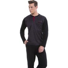 Pierre Cardin 5238 Erkek Uzun Kol Pijama Takım